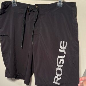 Rogue Black Board Shorts Swimwear